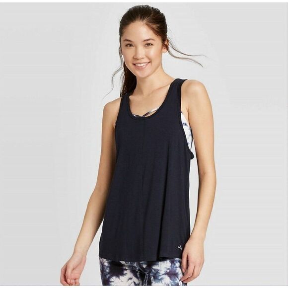 Nwt JoyLab - Size S - Women's Racerback Tank Top - Navy Blue - Picture 1 of 4